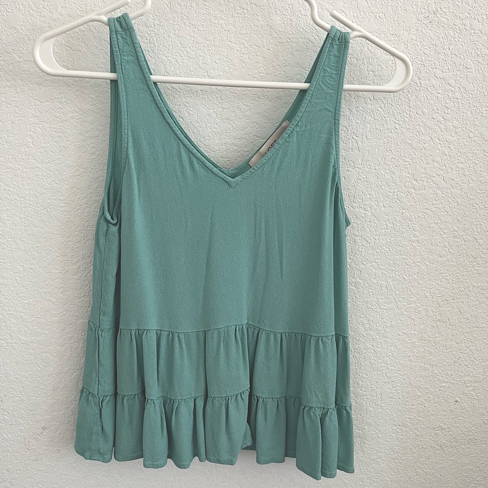 LOFT Tiered Sleeveless Summer Top